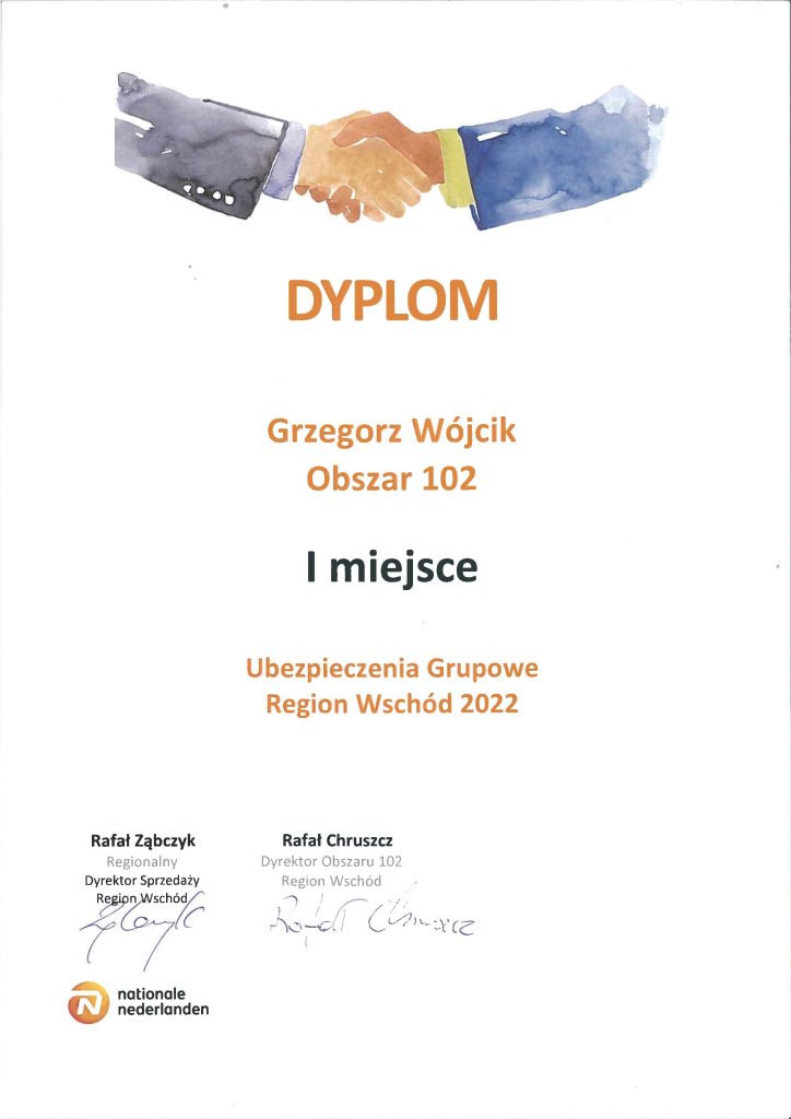 obszarowy dyplom